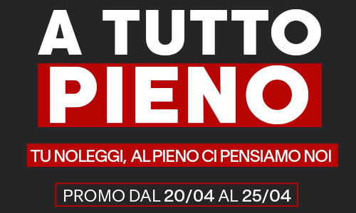 Promo: Il pieno lo facciamo noi, tu noleggi solo la macchina